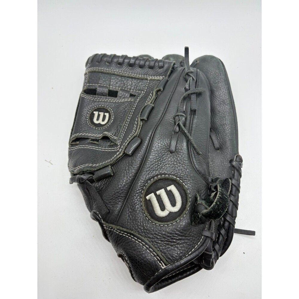 Wilson A500 11" Black Leather Baseball Glove LHT Game Soft Ultrasoft Lining
